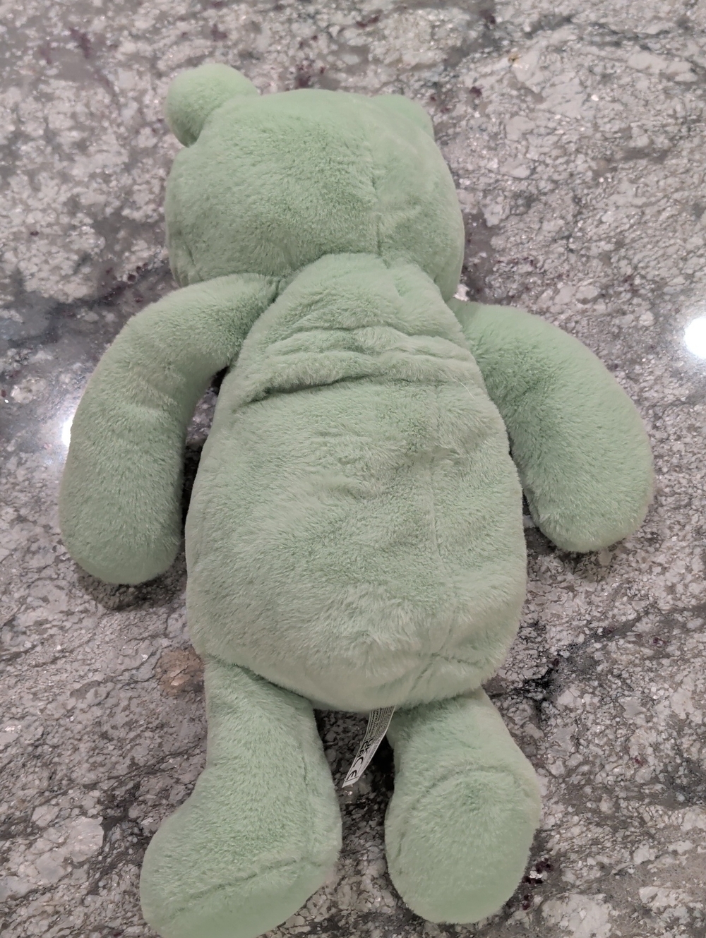 Frog Snuggable Hottie Heatable Animal Toy with Microwavable Pouch - Picture 3 of 8
